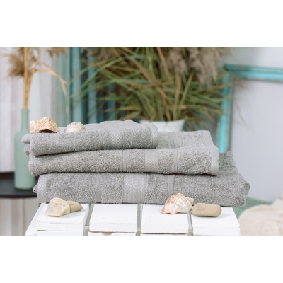 

Полотенце MirSon набор банный №5012 SoftNess Smoky 50x90, 70x140, 100x150