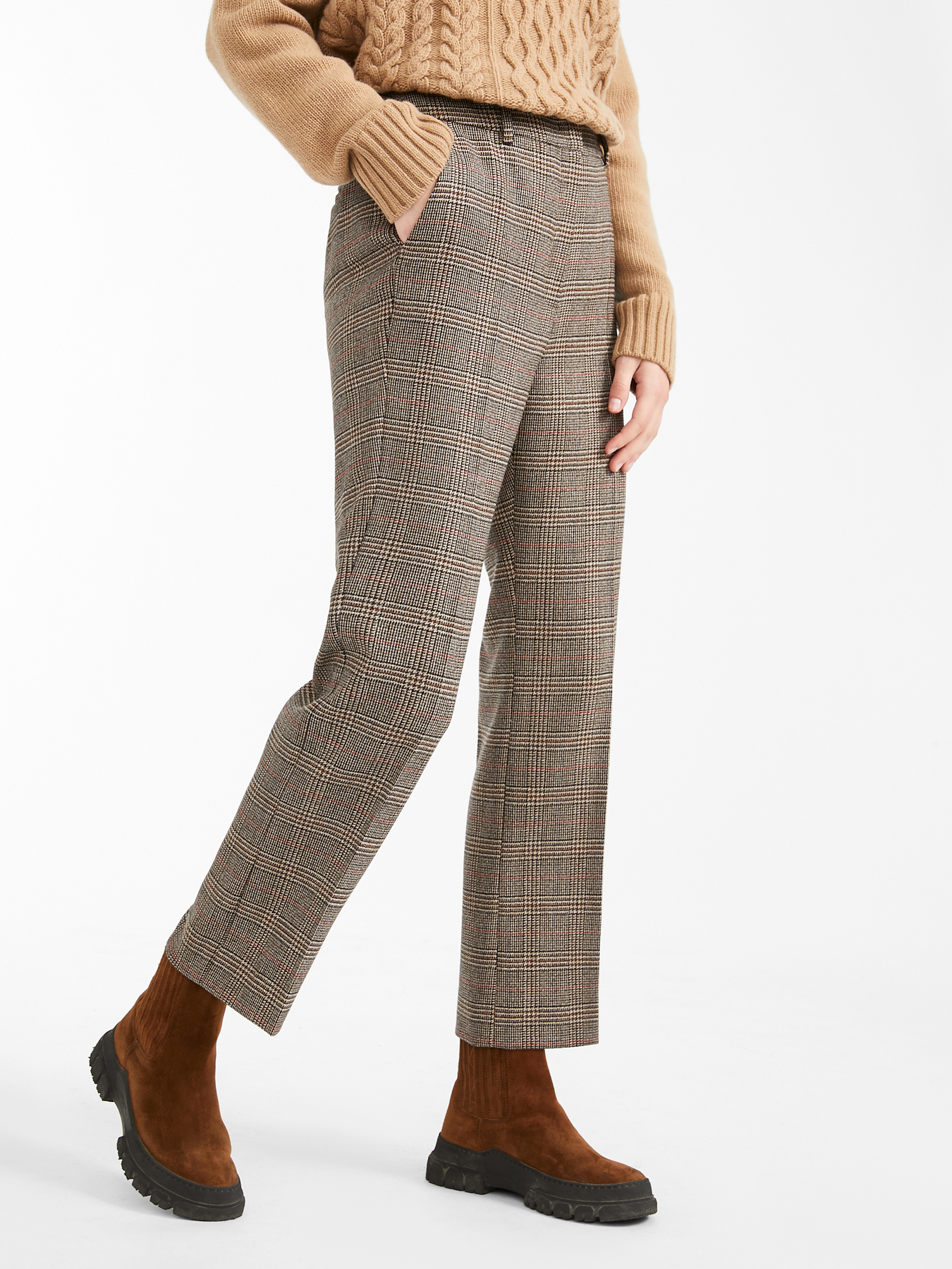 

Брюки MaxMara  Бежевые 51360403600, Брюки MaxMara 46 Бежевые 51360403600