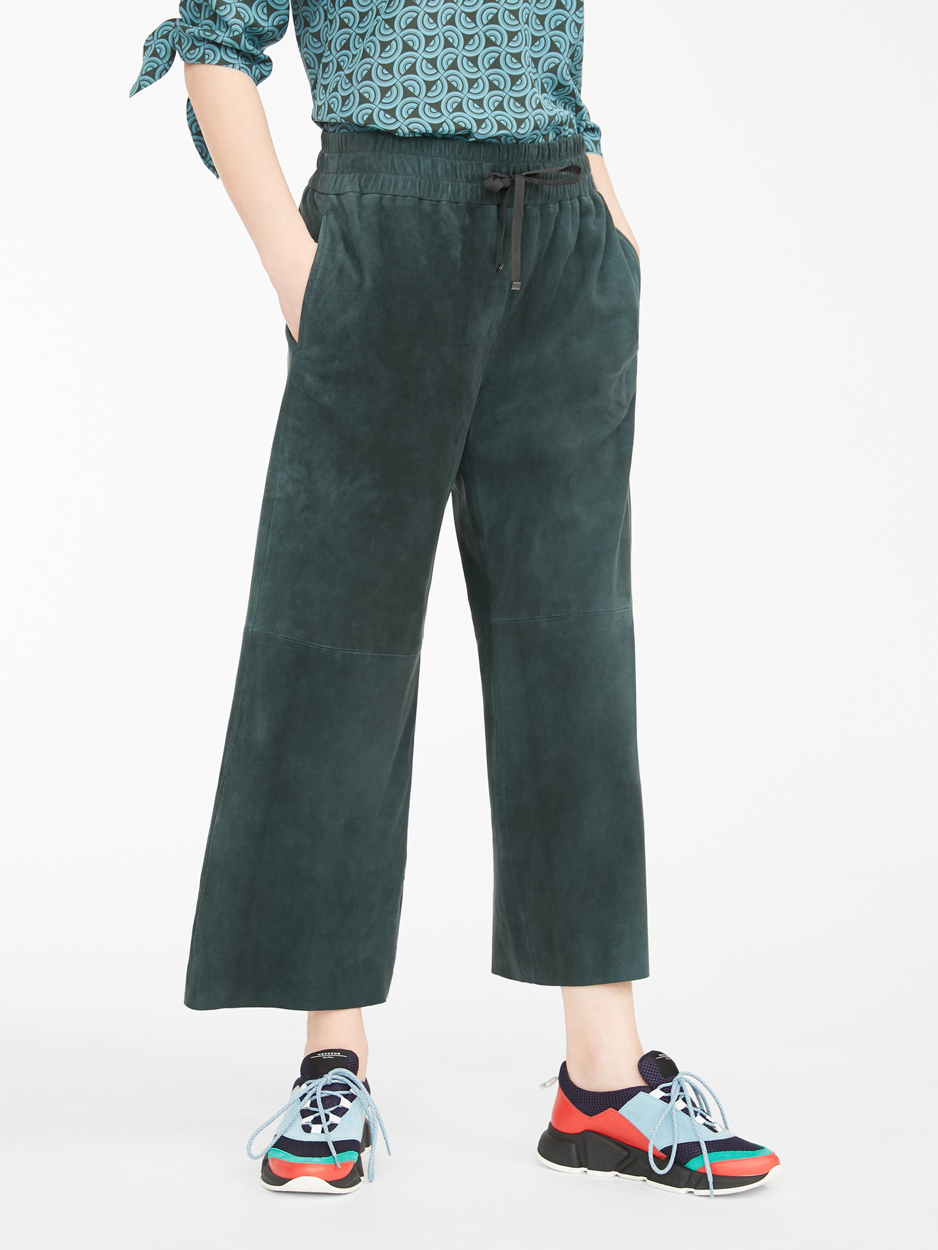 

Брюки MaxMara  Темно-зеленые 54360109600, Брюки MaxMara 42 Темно-зеленые 54360109600