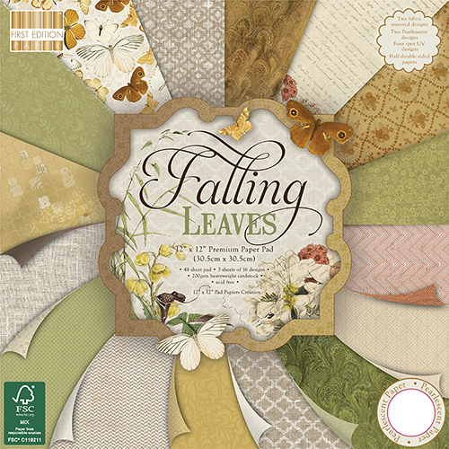 

Набор бумаги First Edition Falling Leaves 30х30 см 16 листов, артикул FEPAD110