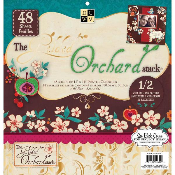 

Набор бумаги DCWV The Gilded Orchard 30х30 см 24 листа, артикул PS005240