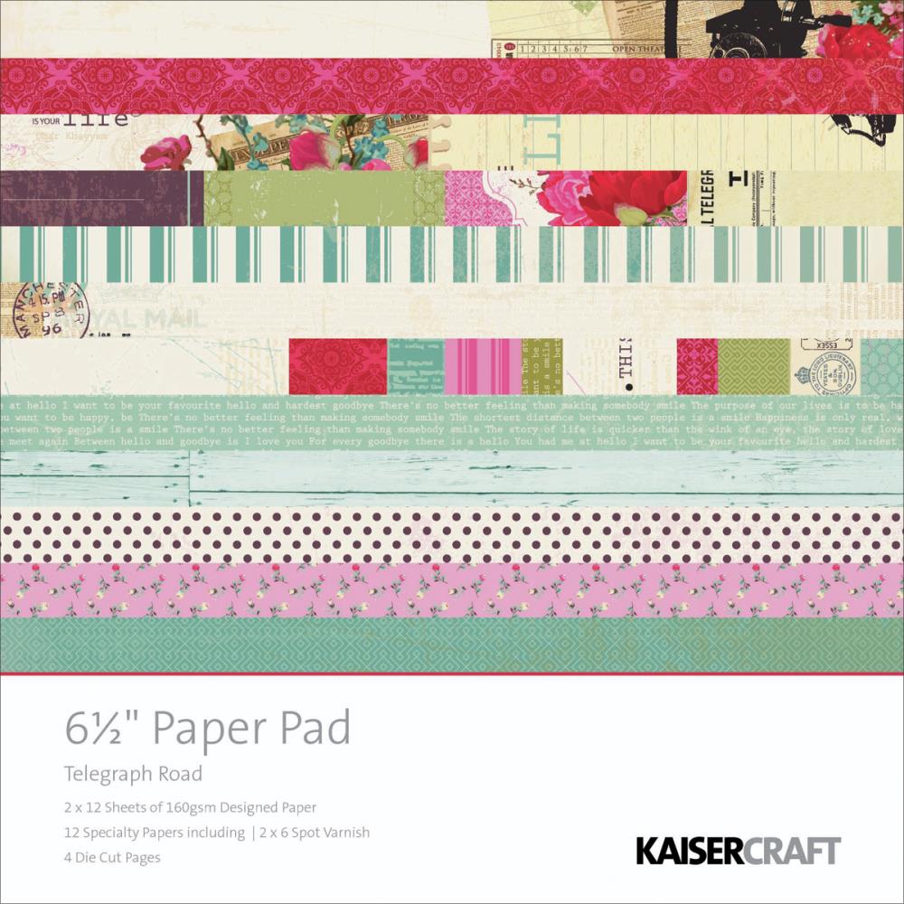 

Набор скрапбумаги Kaisercraft Telegraph Road 16х16 см, 40 листов, артикул PP931