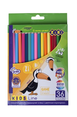 

Карандаши цветные ZiBi KIDS Line 36 цветов (ZB.2417)