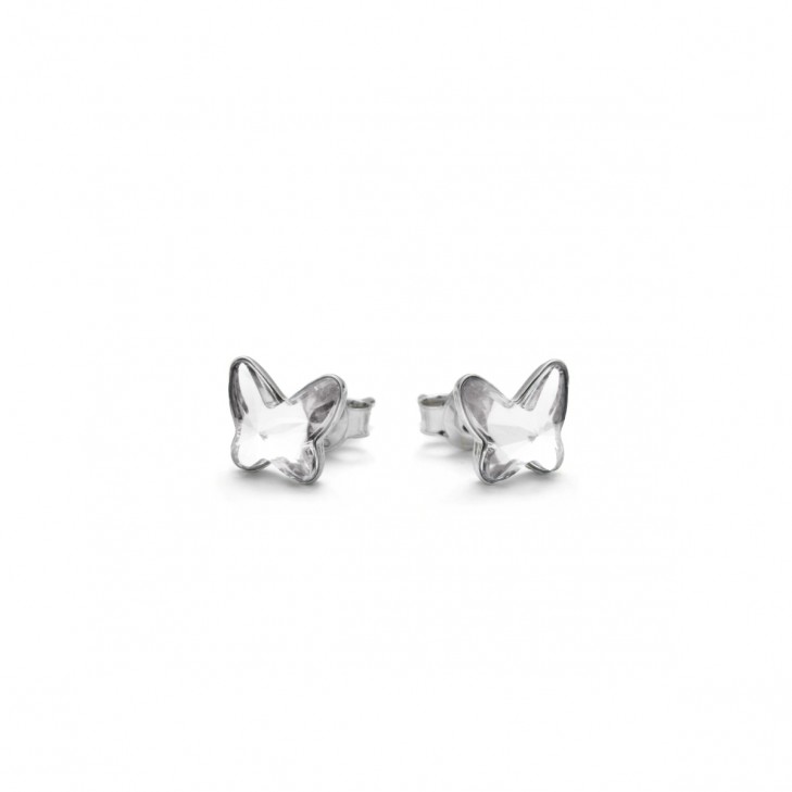 

Серебряные серьги SPARK Butterfly 8 мм со Swarovski модели K28548C