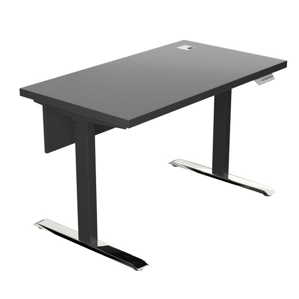 

Стіл з регульованою висотою E-TABLE UNIVERSAL 4019 Графіт Чорний Хром Екран
