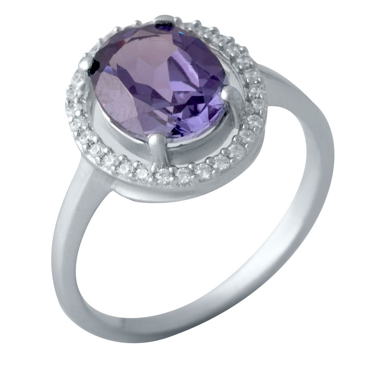 

Серебряное кольцо SilverLine с александритом 3.76ct 18 размер
