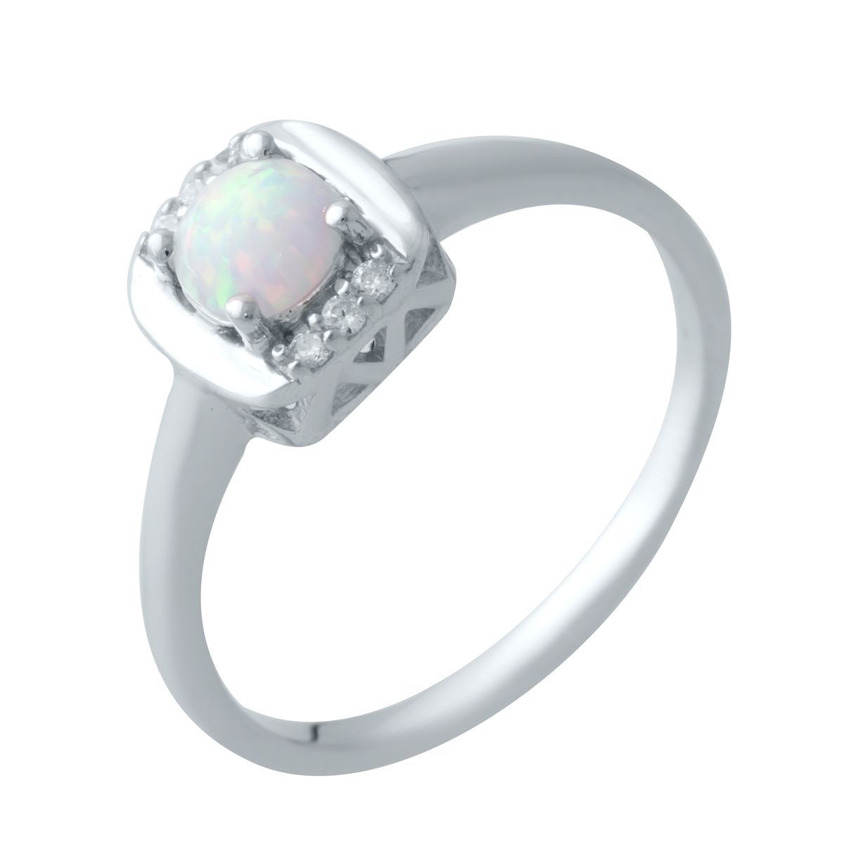 

Серебряное кольцо SilverLine с опалом 17.5 размер