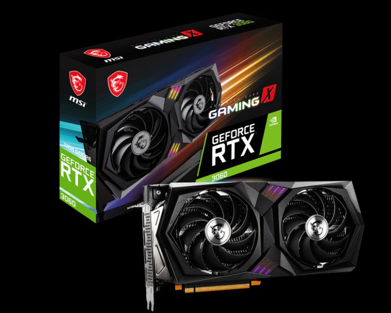 

Видеокарта MSI GeForce RTX 3060 GAMING X 12G