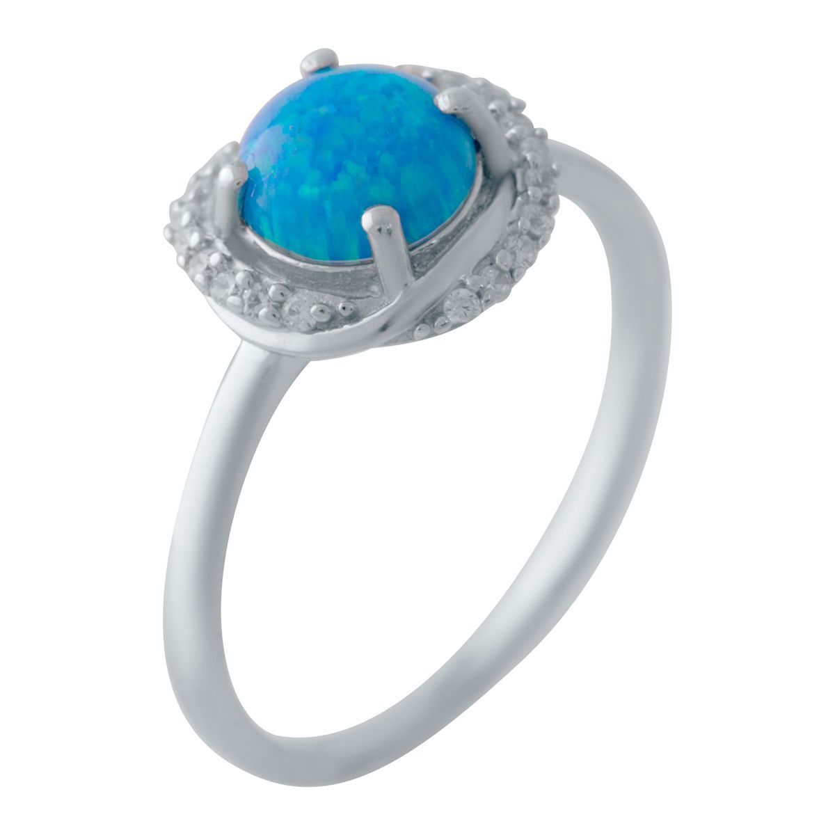 

Серебряное кольцо SilverLine с опалом 0.808ct 17.5 размер