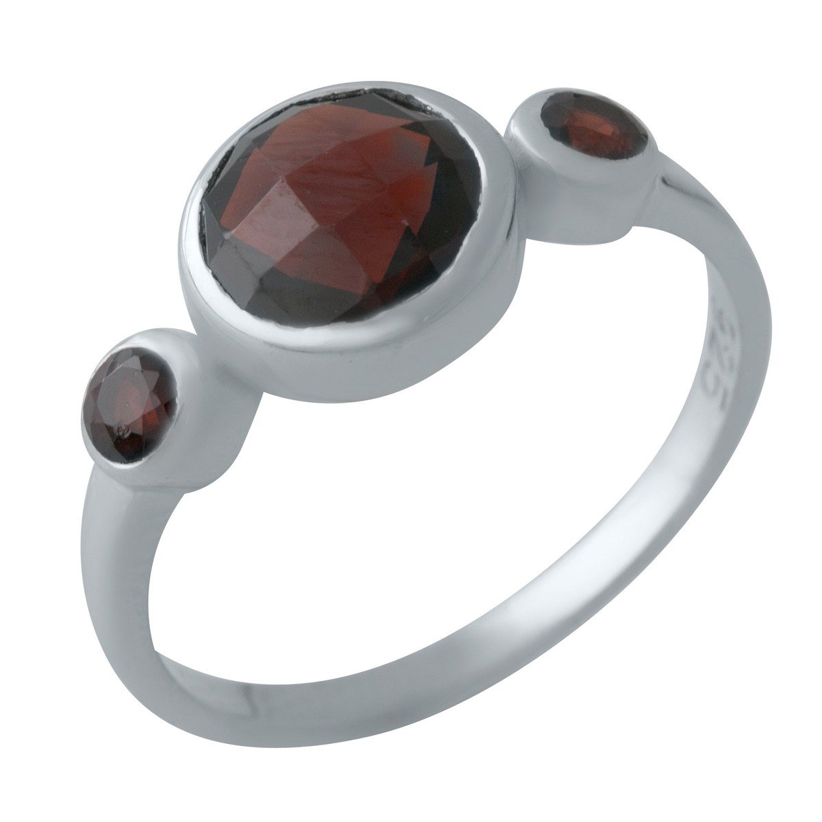 

Серебряное кольцо SilverLine с натуральным гранатом 0.33ct 17 размер