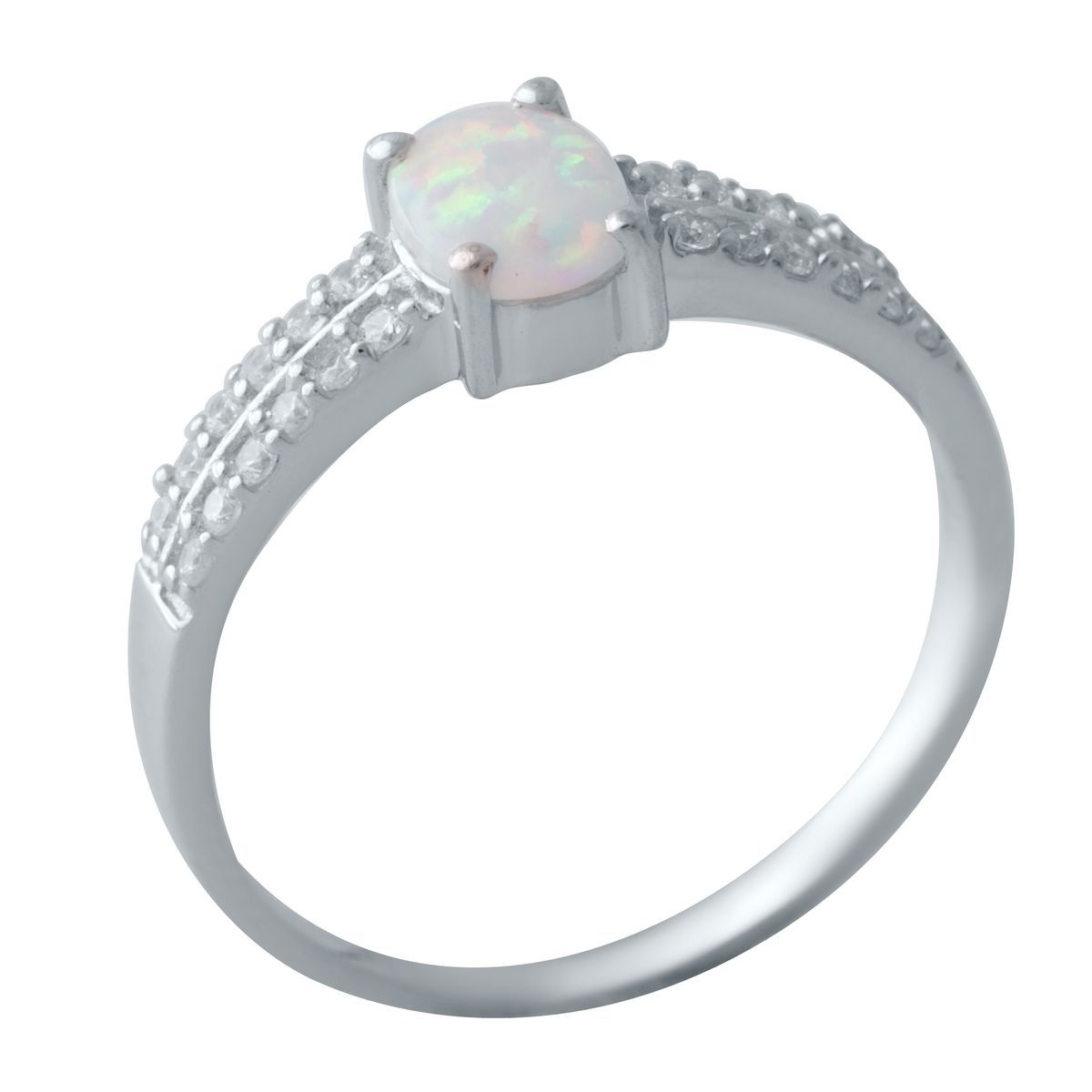 

Серебряное кольцо SilverLine с опалом 1.035ct 17.5 размер