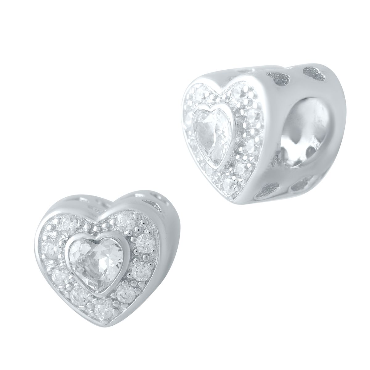 

Серебряный шарм SilverLine с фианитами