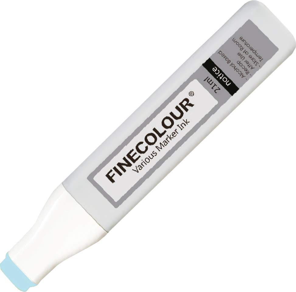 

Заправка спиртовая Finecolour Refill Ink 233 бледная бирюза BG233 (EF900-233)