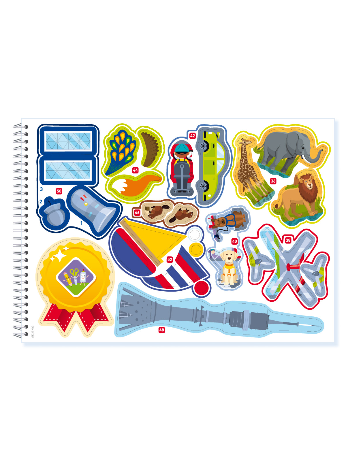 

I can do it! Cutting and Pasting. 3-4 age. Я могу вырезать и клеить! 3-4 года (80 stickers) (18423498)
