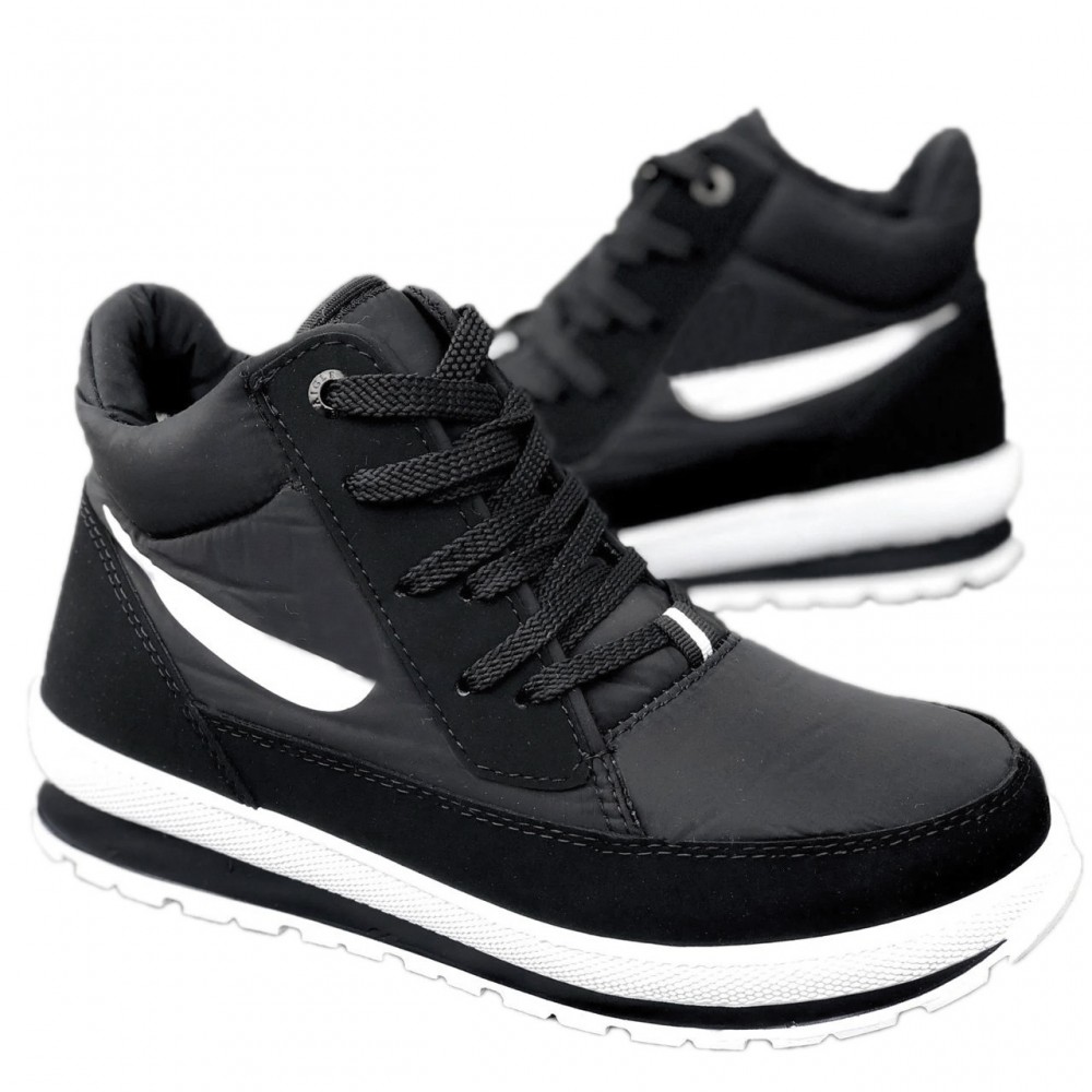 

Зимние женские кроссовки Bromen высокие черные 36 р. 24 см