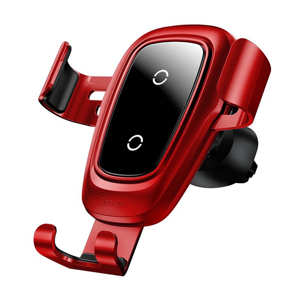 

Автодержатель Baseus с функцией беспроводной зарядки Metal Wireless Charger Gravity Car Mount Red (WXYL-B09)