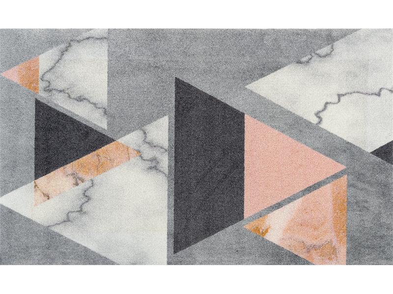 

Грязезащитный коврик Kleen-Tex WASH+DRY Velvet-Marble 70x120см Оксамитово-мармуровий