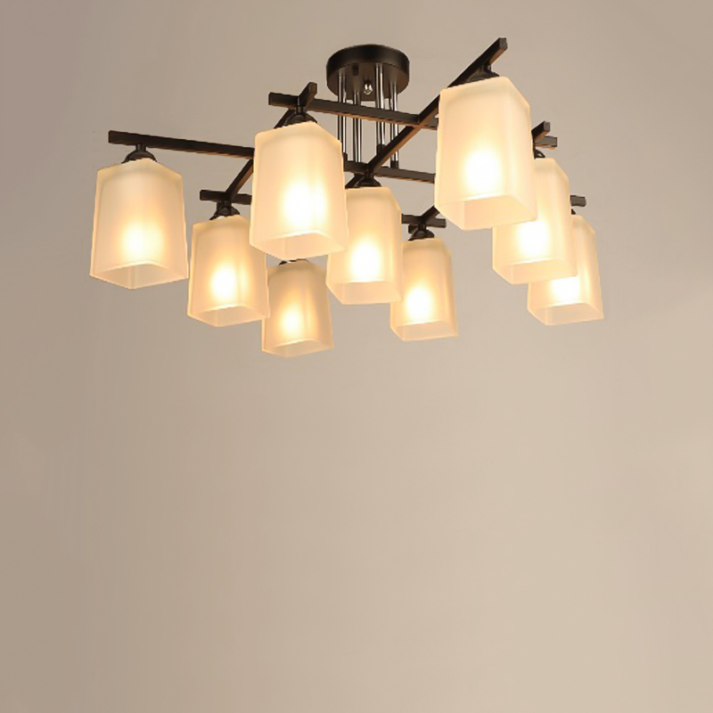 

Люстра стельова Light House SRS-16301/9 чорний