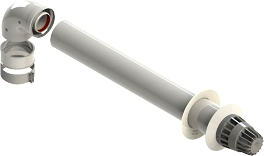 

Коаксиальный комплект ARISTON 60/100 1м + колено и хомуты