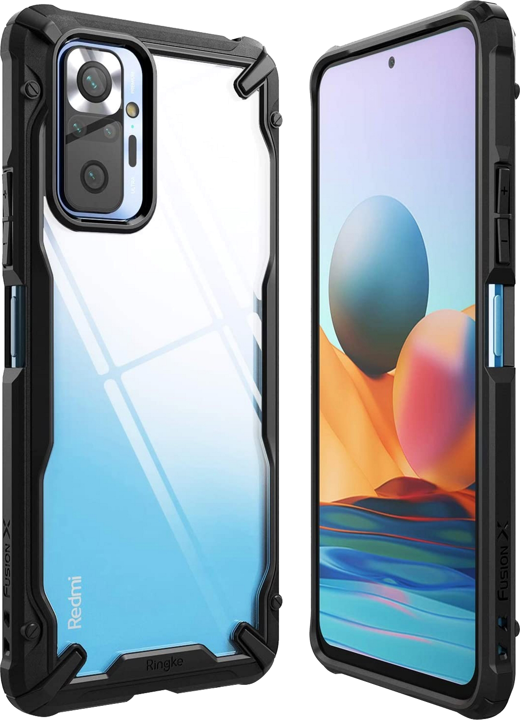 

Панель Ringke Fusion X для Xiaomi Redmi Note 10 Pro/Redmi Note 10 Pro Max Black