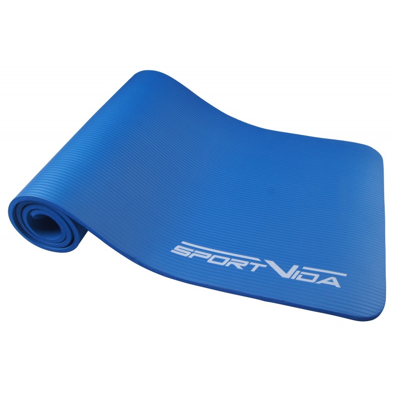 

Коврик (мат) для йоги и фитнеса SportVida NBR Blue 1 см, код: SV-HK0069