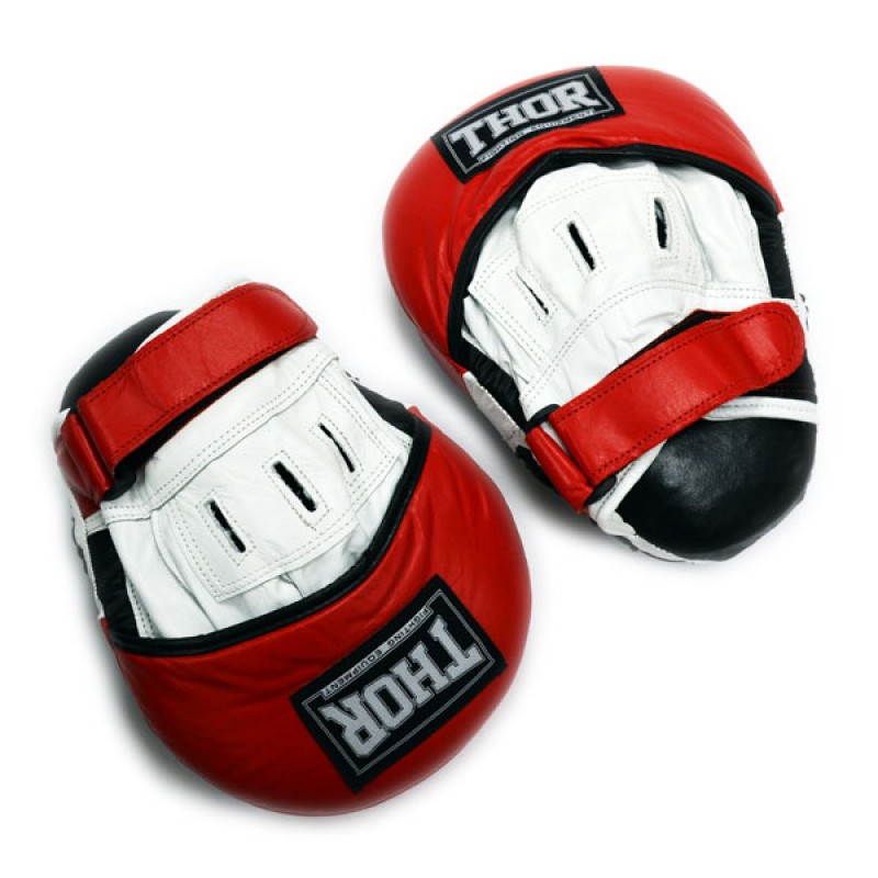 

Лапы тренерские Thor 820, код: 820 (PU) BLK/RED/WHITE