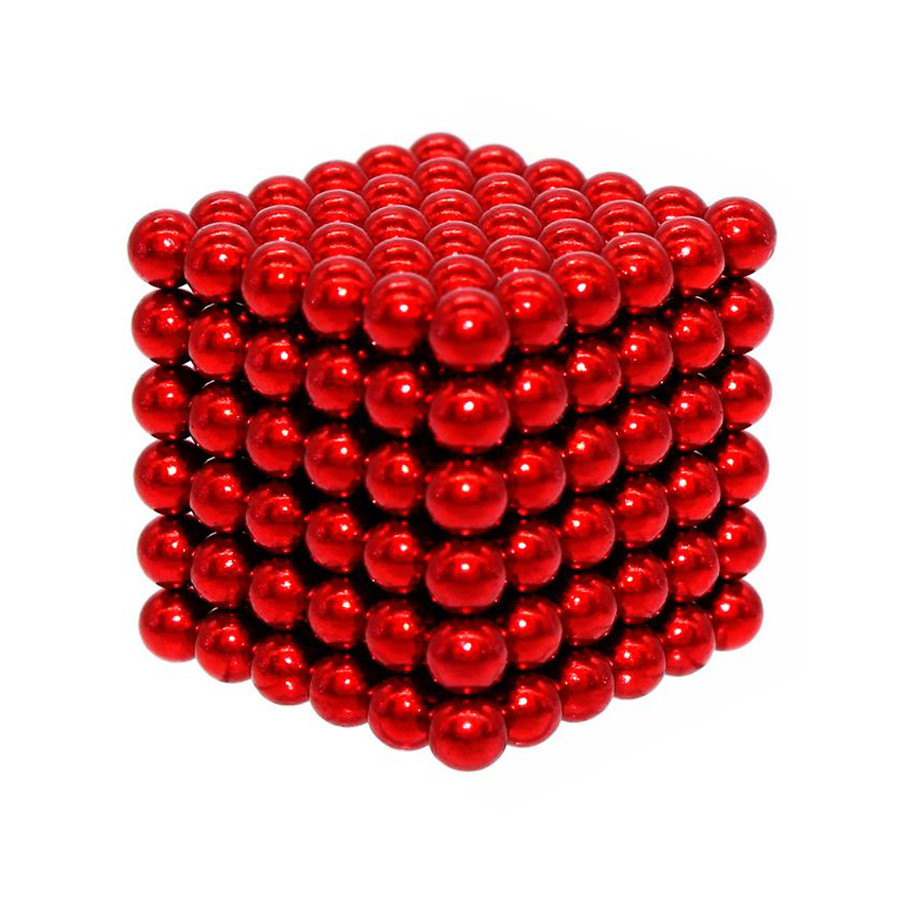 

Магнитный неокуб антистресс головоломка металлическая MAG-008(Red) (Красный)