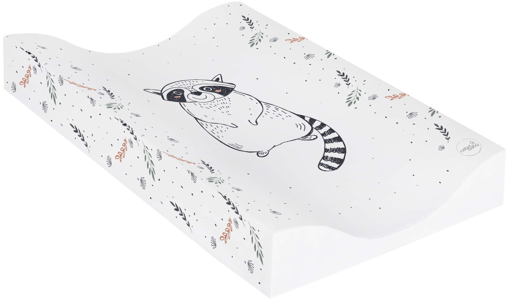 

Пеленальный матрас Ceba Baby COSY Raccoon мягкий профилированный на комод 70 x 50 см (W-104-000-636)