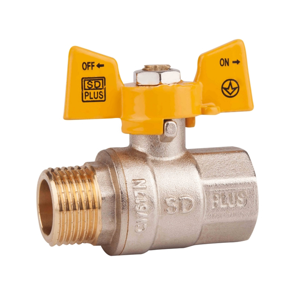 

Кран шаровой SD Plus 1" ВН для газа (бабочка) SD607NG25PN40