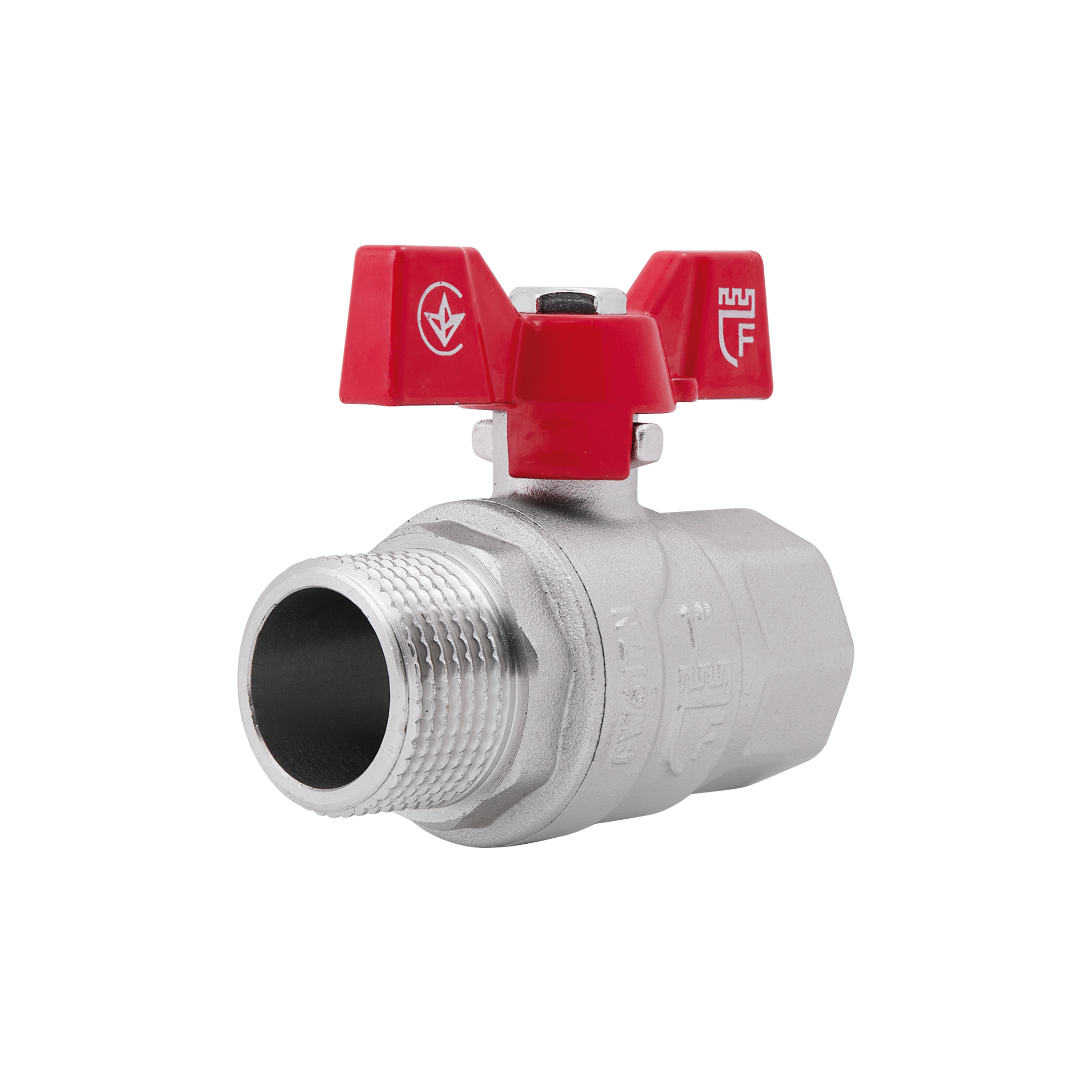 

Кран шаровой SD Forte 1" ВН для воды (бабочка) SF607W25