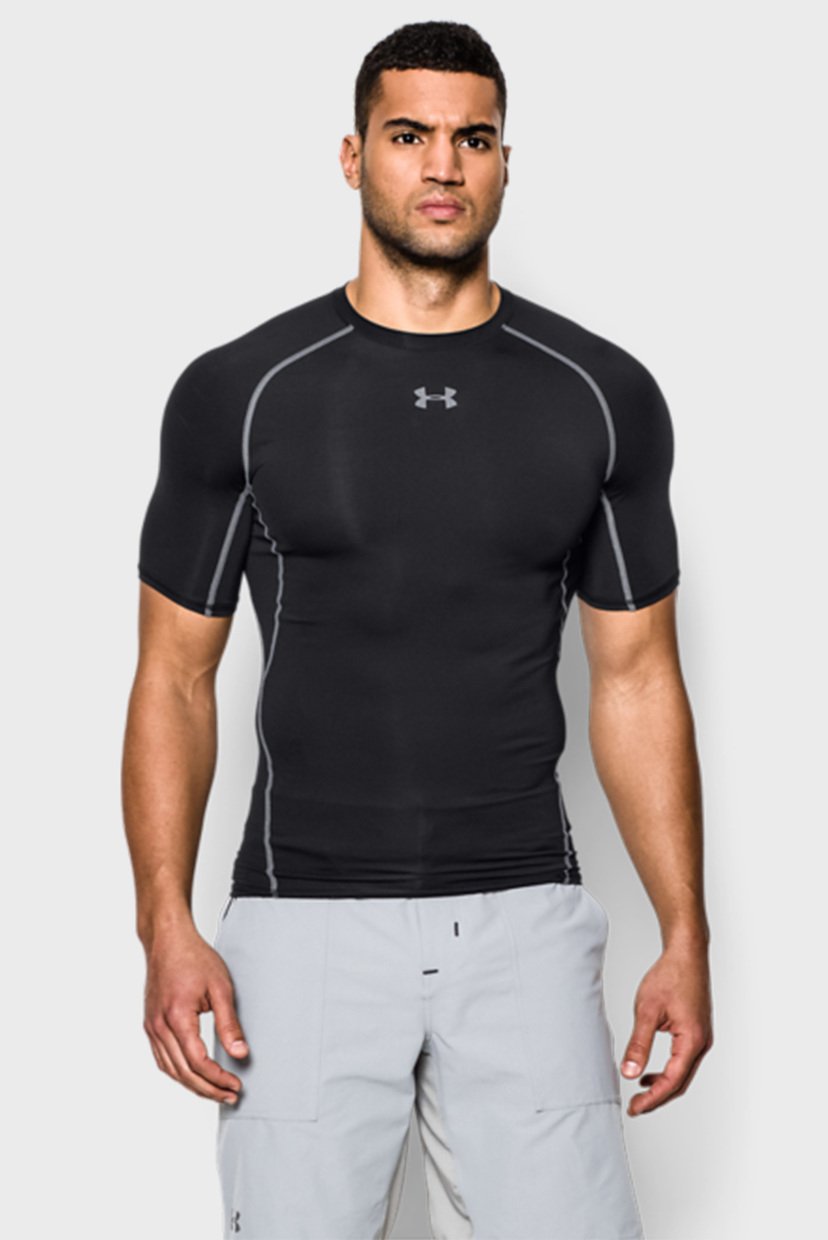 

Мужская черная футболка HG ARMOUR SS Under Armour S 1257468-001