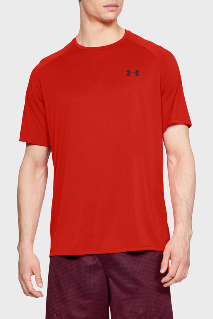 

Мужская красная футболка UA Tech SS Tee Under Armour  1326413-890, Мужская красная футболка UA Tech SS Tee Under Armour S 1326413-890