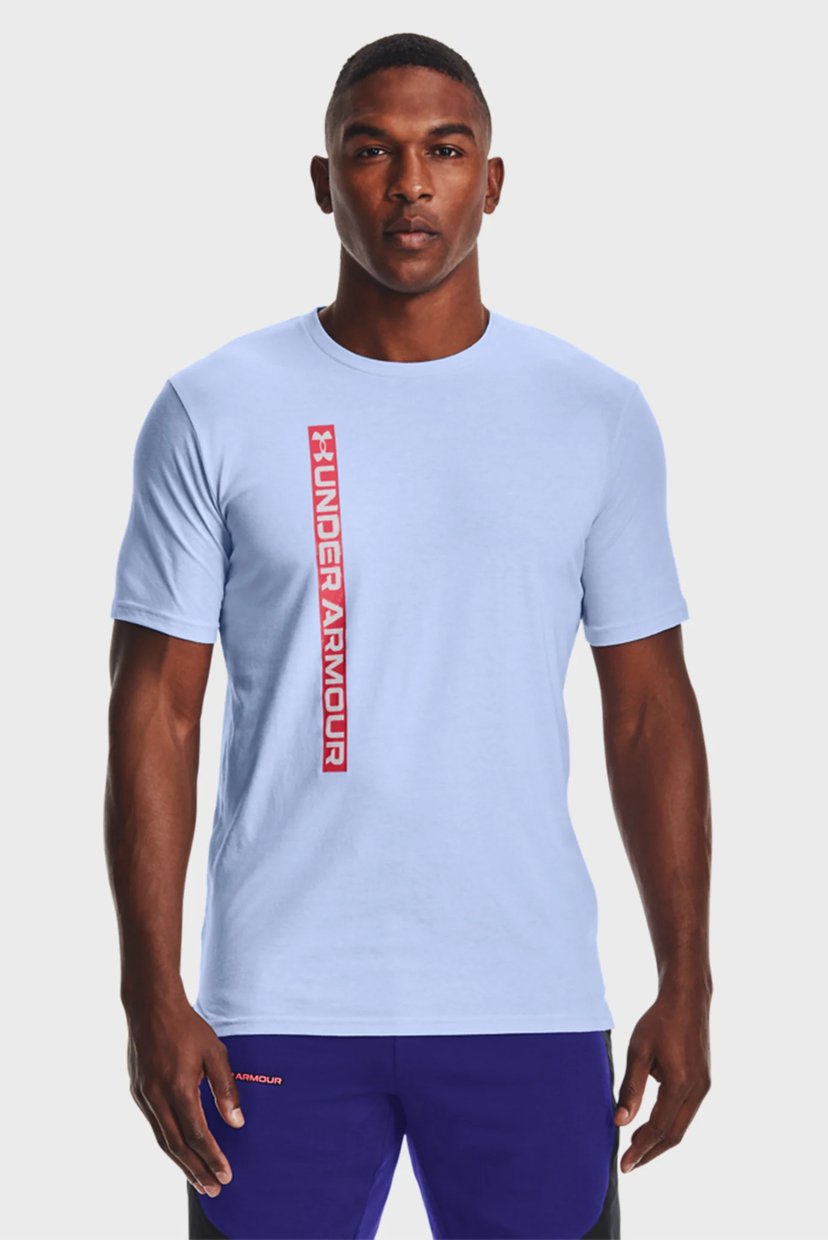 

Мужская голубая футболка UA VERTICAL WORDMARK SS Under Armour  1361666-438, Мужская голубая футболка UA VERTICAL WORDMARK SS Under Armour S 1361666-438