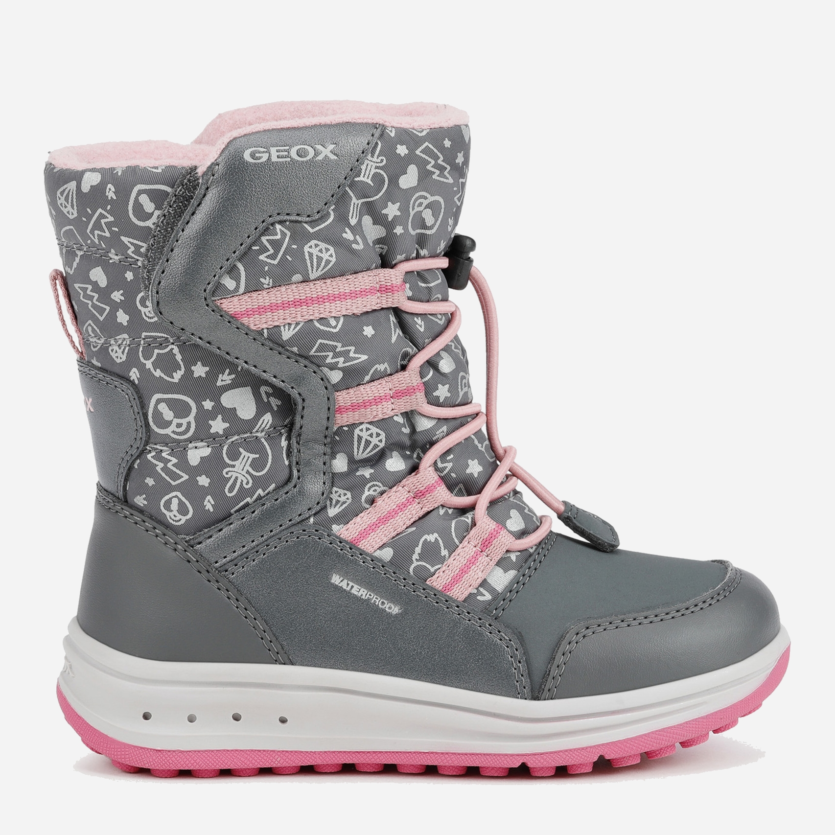 

Сапоги детские Geox J042UA-0BCMN-C0952 XK7594 30 Серые