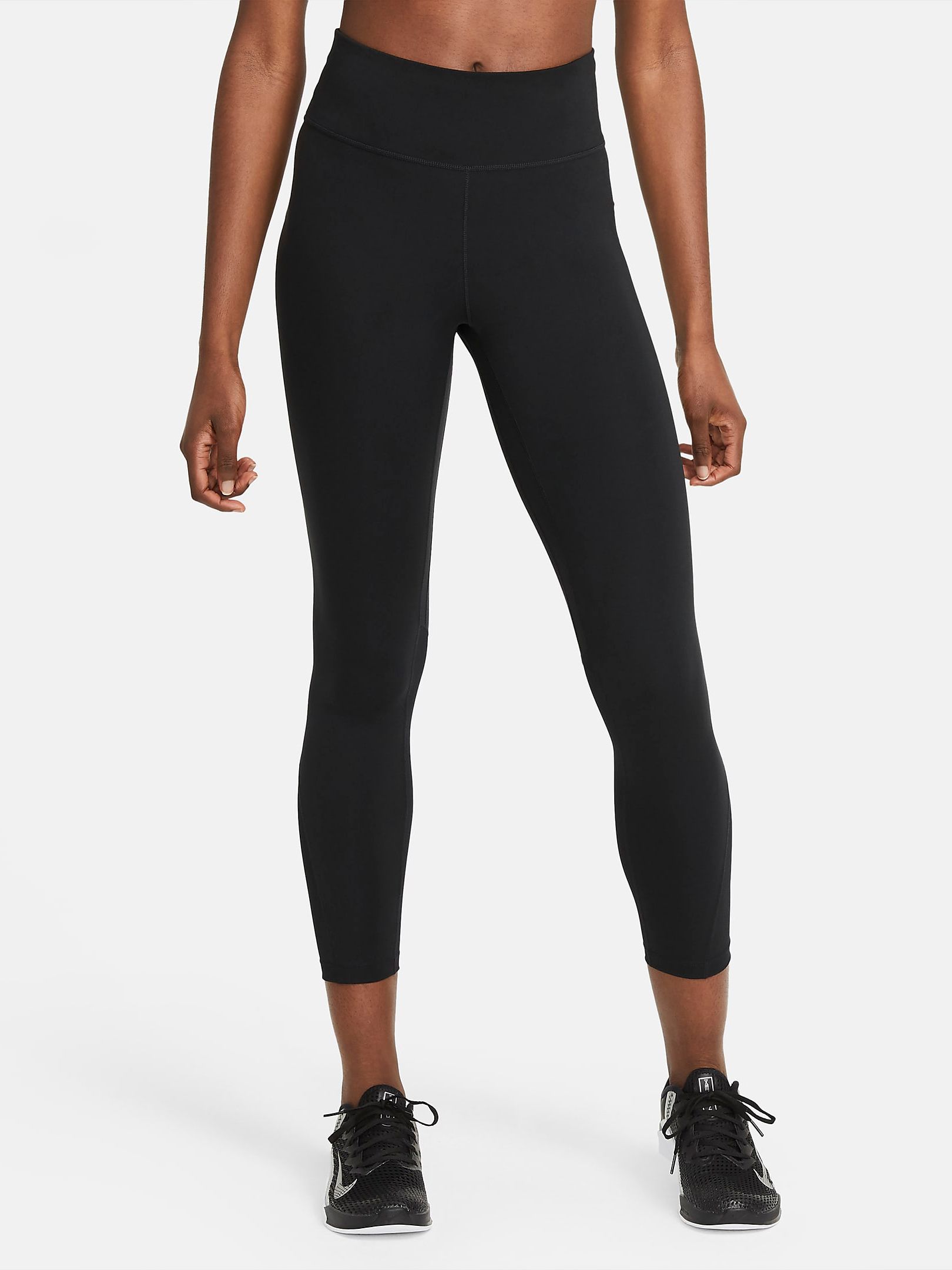 

Спортивные леггинсы Nike W Nk One Df Mr 7/8 Tgt DD0249-010  Черные, Спортивные леггинсы Nike W Nk One Df Mr 7/8 Tgt DD0249-010 M Черные