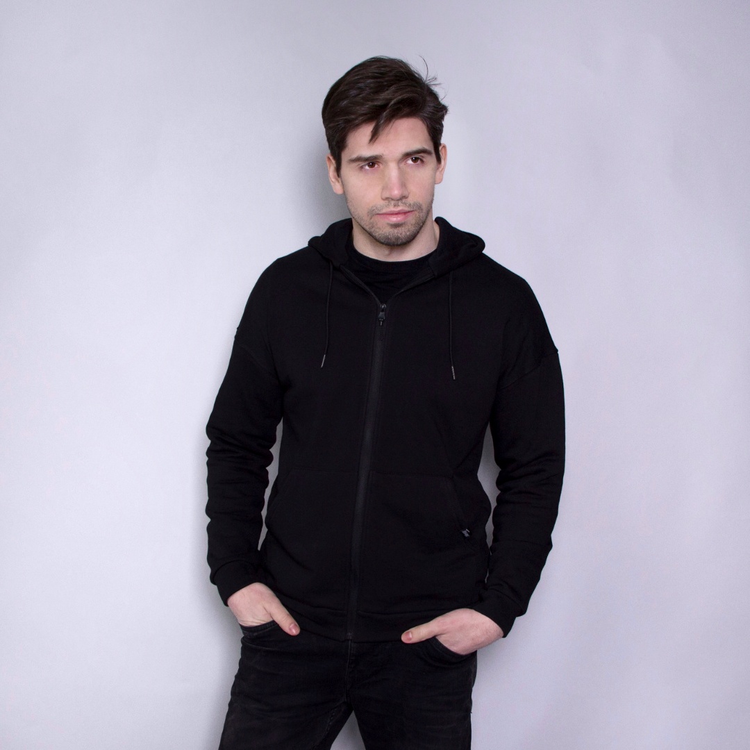 

Мужская кофта Teamv Classic 2 Черный, Мужская кофта Teamv Classic 2 Черный S