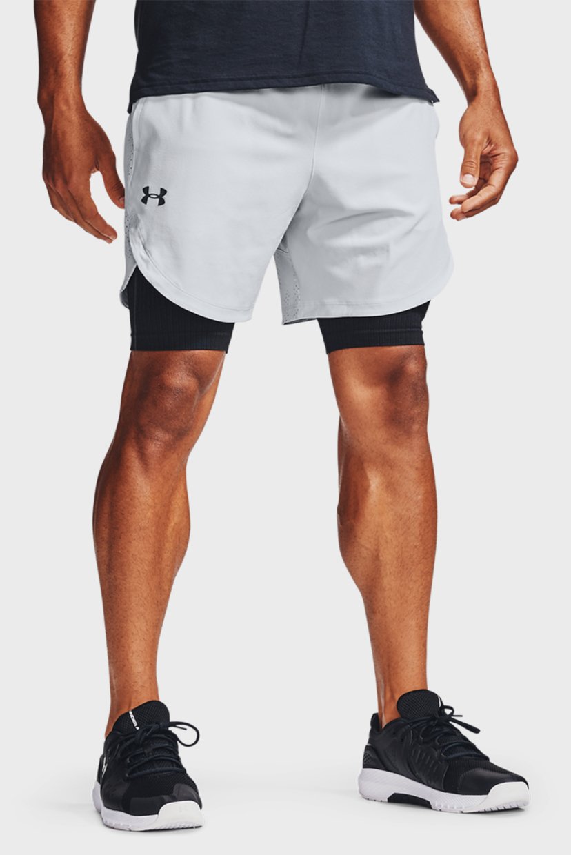 

Мужские светло-серые шорты UA Stretch-Woven Under Armour S 1351667-014