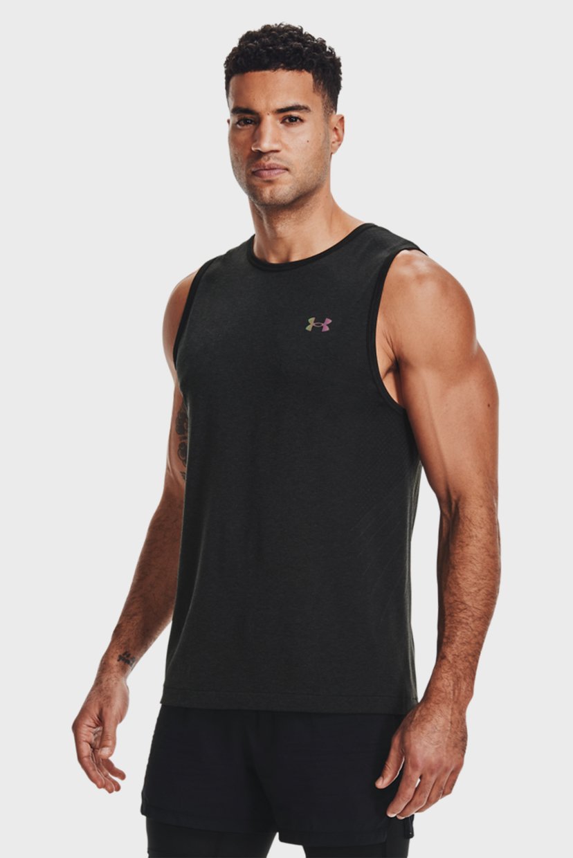 

Мужская черная майка UA Rush Seamless SL Under Armour S 1361129-001
