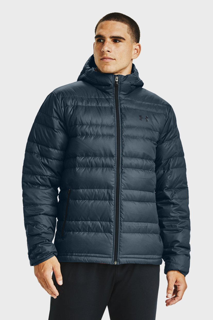 

Мужская темно-синяя куртка UA Armour Down Hooded Under Armour L 1342738-467