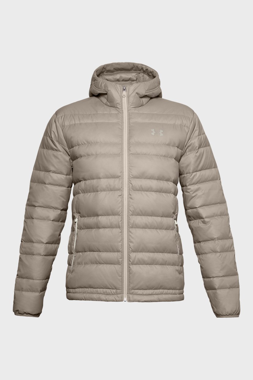 

Мужская бежевая куртка UA Armour Down Hooded Under Armour S 1342738-200
