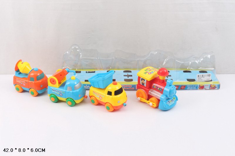 

Паровоз 19052A +3машинки, под слюдой 42*8*6см