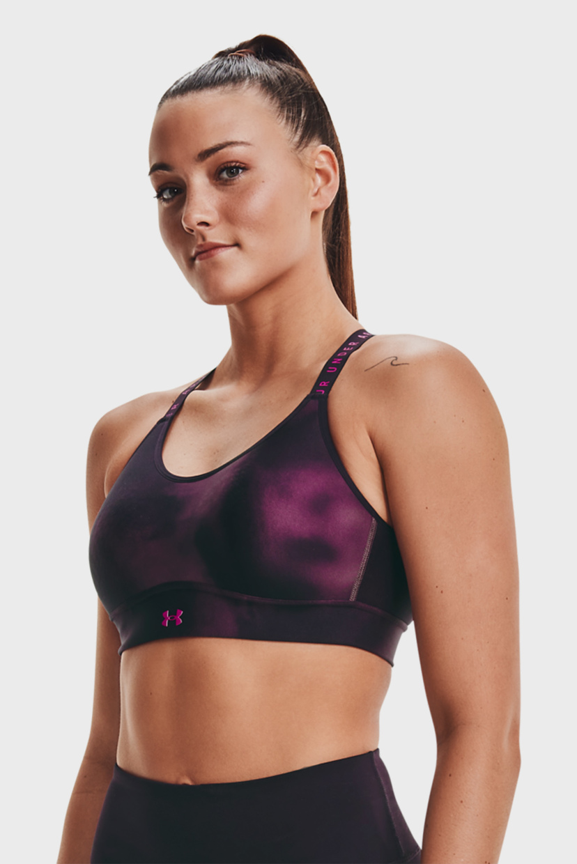 

Женский фиолетовый спортивный топ UA Infinity Mid Printed Bra-PPL Under Armour  1361157-501, Женский фиолетовый спортивный топ UA Infinity Mid Printed Bra-PPL Under Armour XS 1361157-501