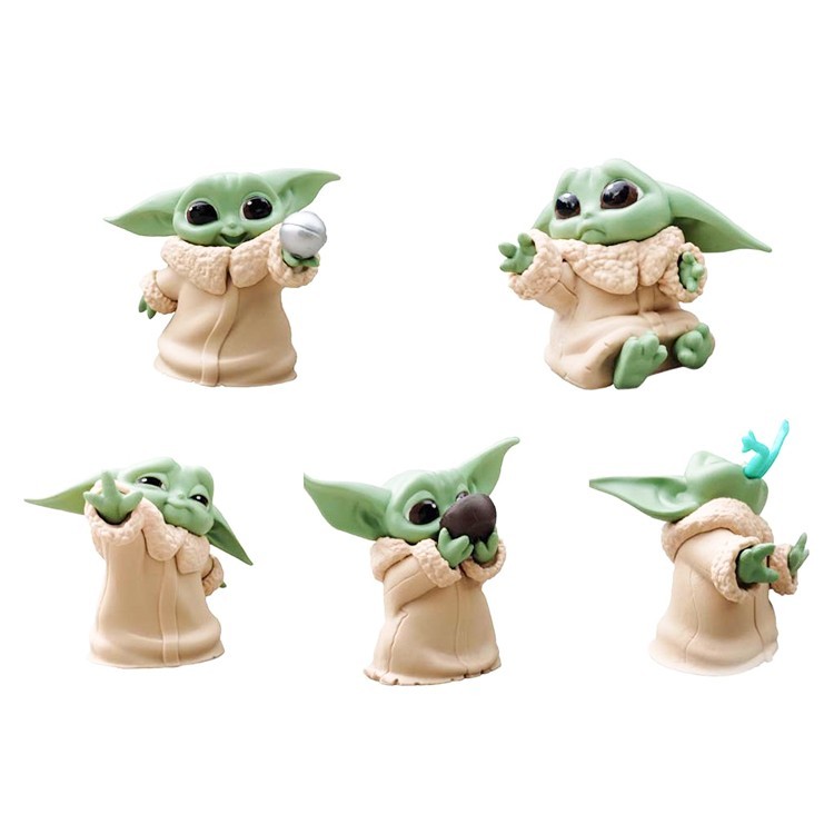 

Набор фигурок Малыш Йода Мандалорец Baby Yoda 5 шт