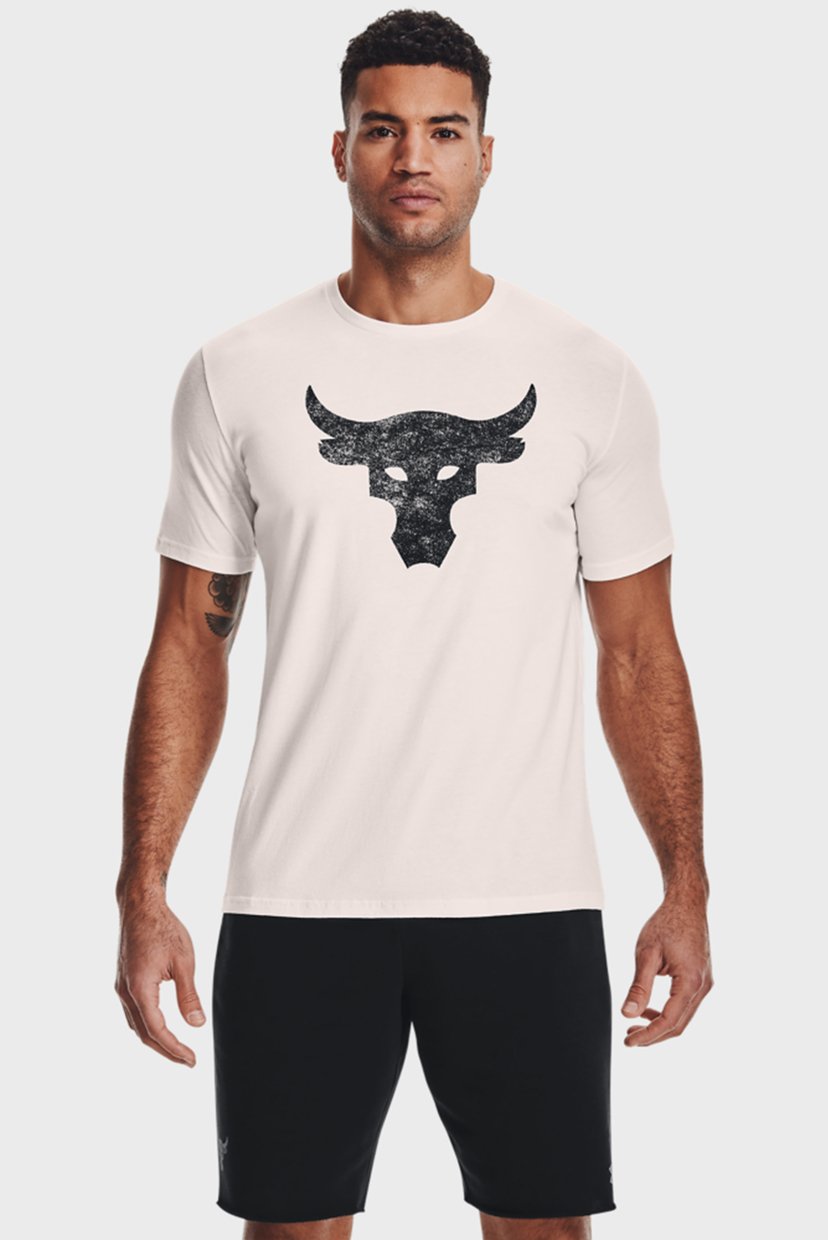 

Мужская белая футболка UA Pjt Rock Brahma Bull SS Under Armour S 1361733-112