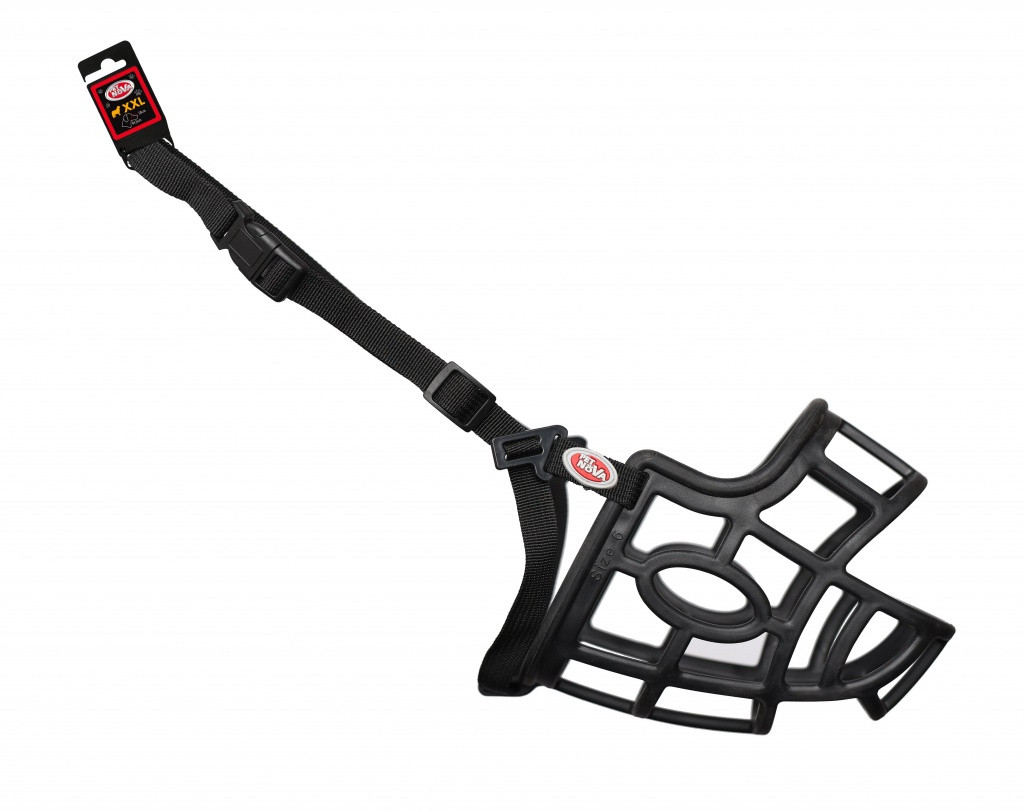 

Намордник Pet Nova Flexy-XXL 44.5х18х62-87 Черный