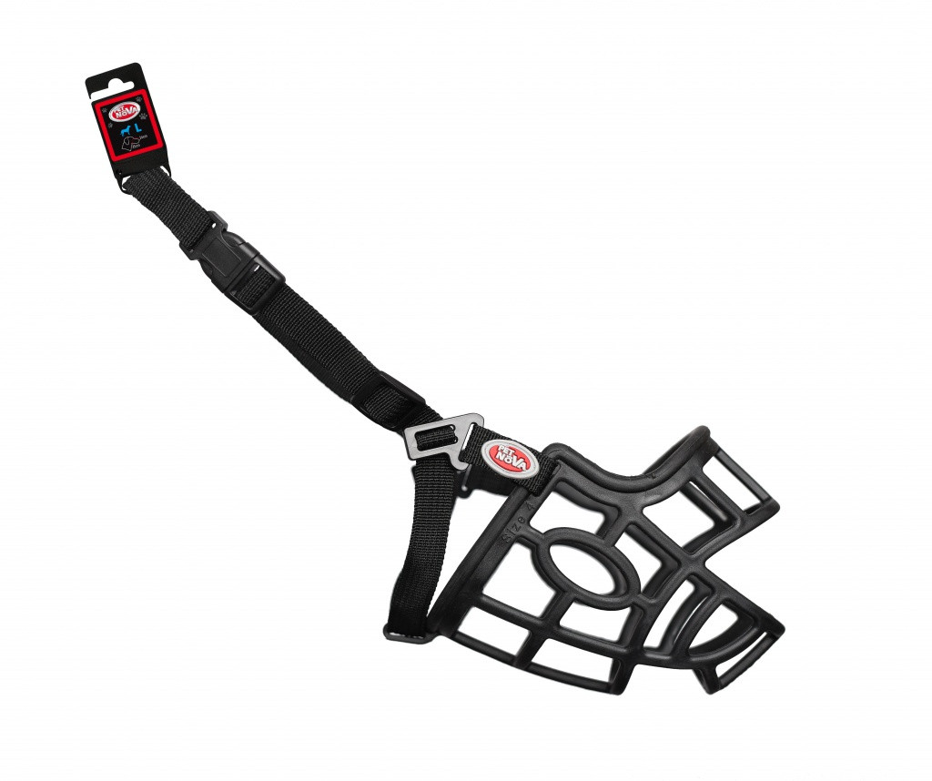

Намордник Pet Nova Flexy-L 35х14х49-66 Черный