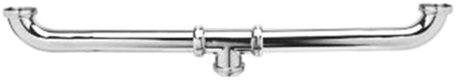 

Патрубок для раковины с 2-мя чашами McALPINE 1 1/4"х32 мм 170 хром (5906485649961)
