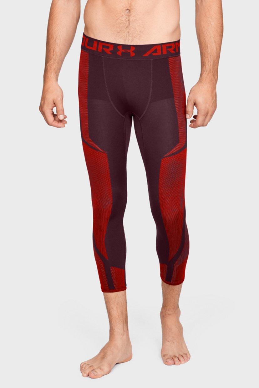 

Мужские бордовые тайтсы Threadborne Seamless 3/4 Leg Under Armour  1306391-600, Мужские бордовые тайтсы Threadborne Seamless 3/4 Leg Under Armour S 1306391-600