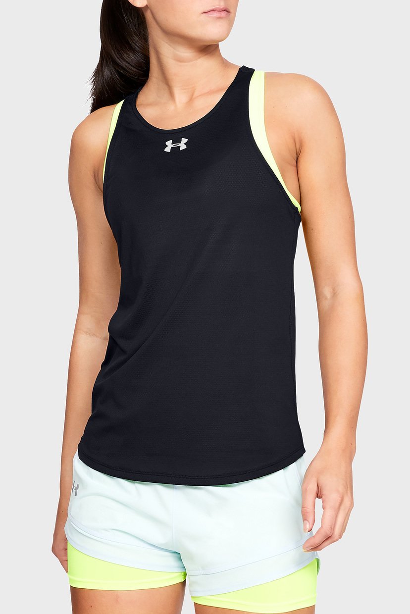 

Женская черная майка UA Qualifier Tank Under Armour M 1326503-001