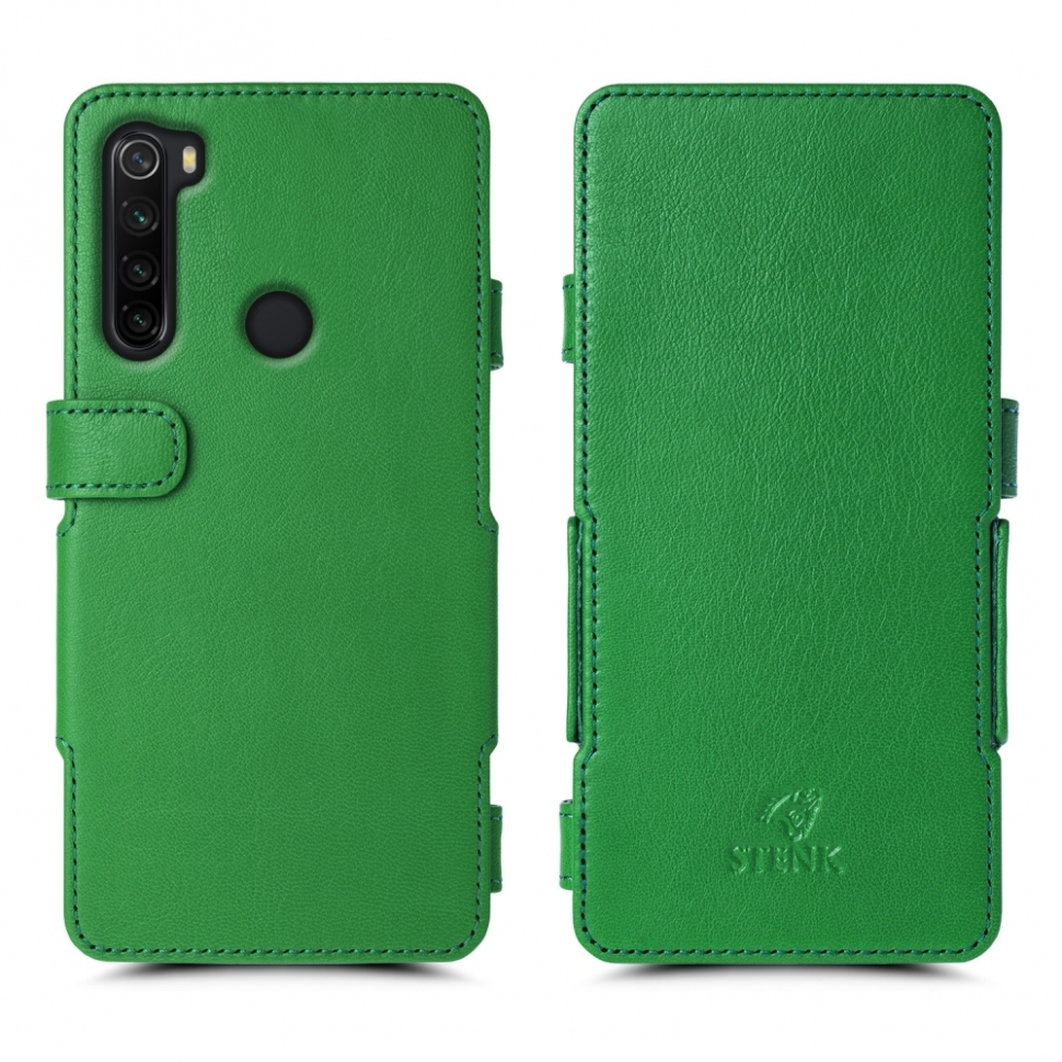 

Чехол книжка Stenk Prime для Xiaomi Redmi Note 8 (2021) Зелёный